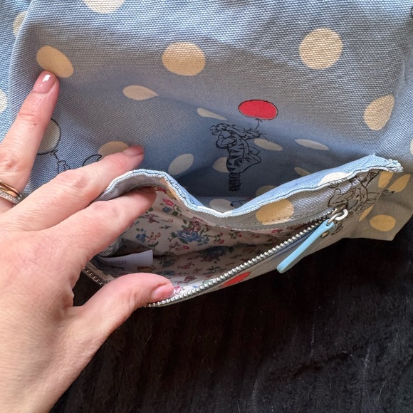Cath Kidston Blue Polka Dot & Winnie the Pooh Tote Bag - Picture 5 of 5